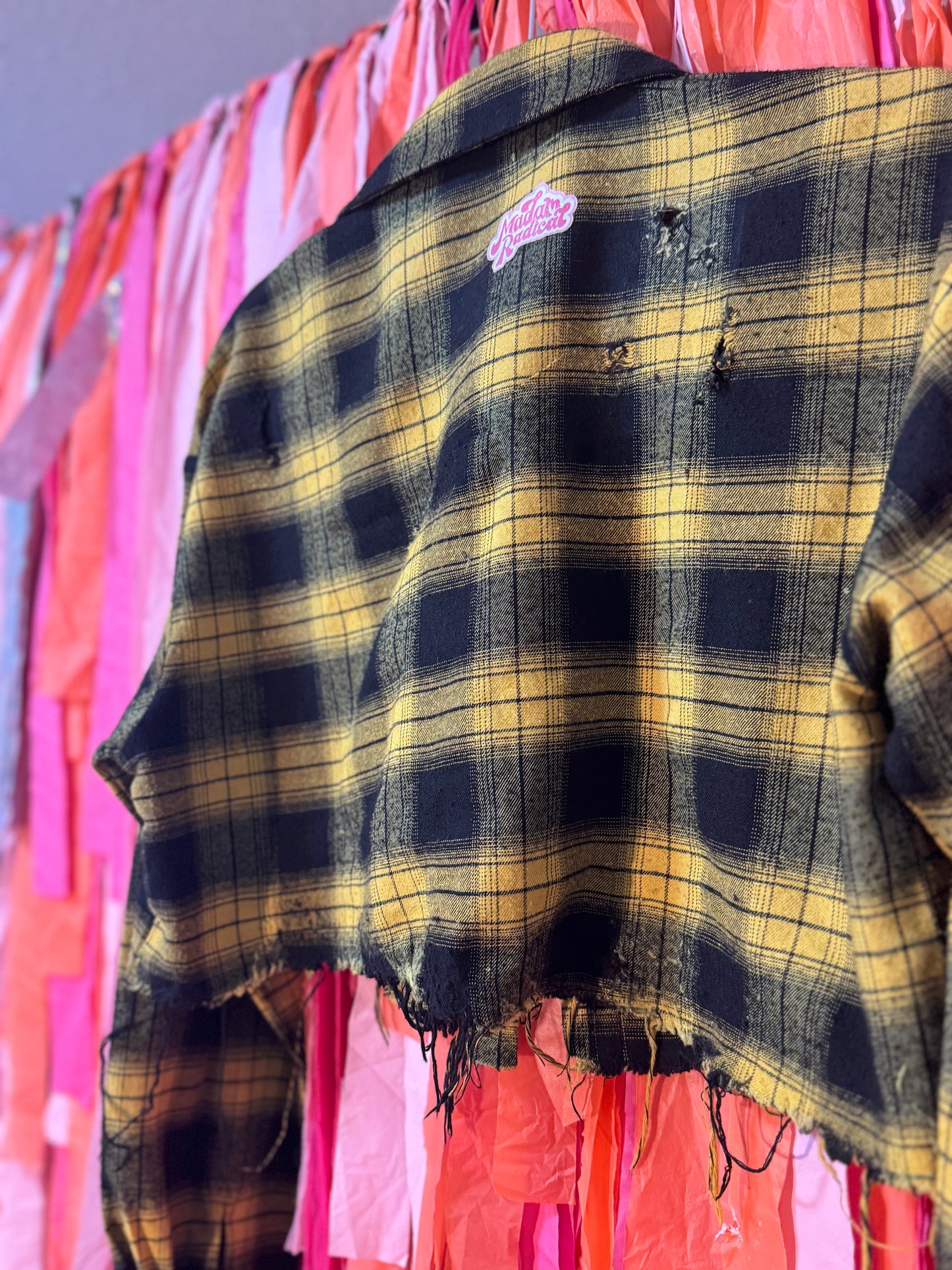 Chappell Roan Arthur Femininomenon Cropped Grunge Plaid