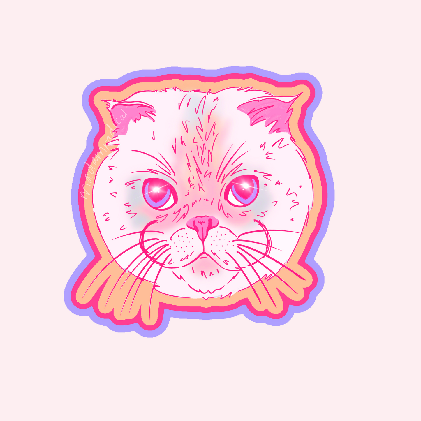Taylor Swift Meredith Cat Novelty Waterproof Vinyl Sticker DTF