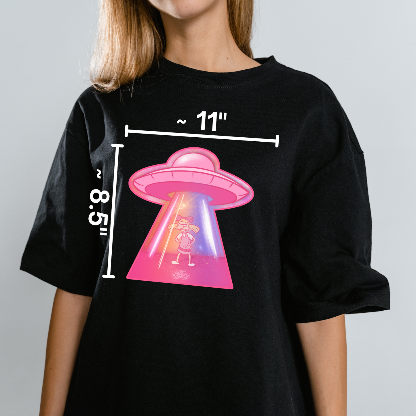 Helga UFO Abduction Stoner Satire Novelty Waterproof Vinyl Sticker DTF