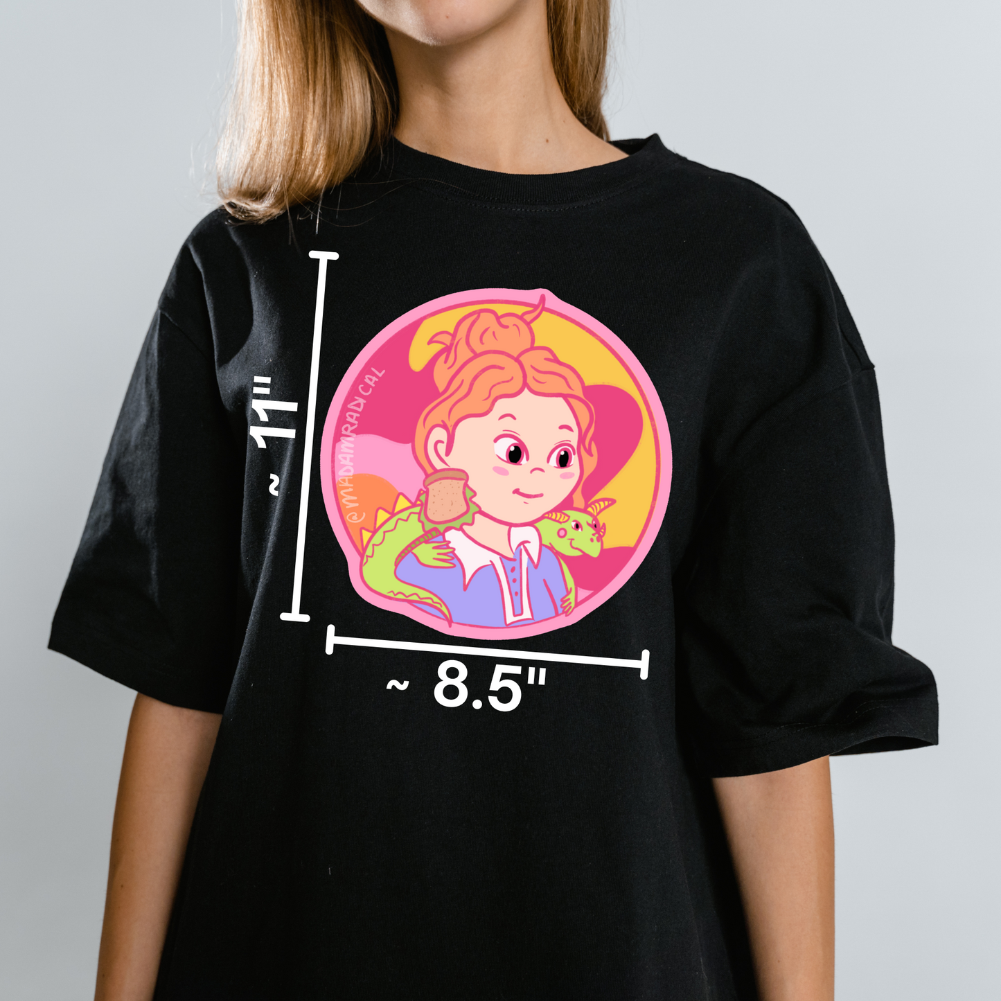 Magic School Bus Teacher Frizzle Waterproof Vinyl Sticker DTF