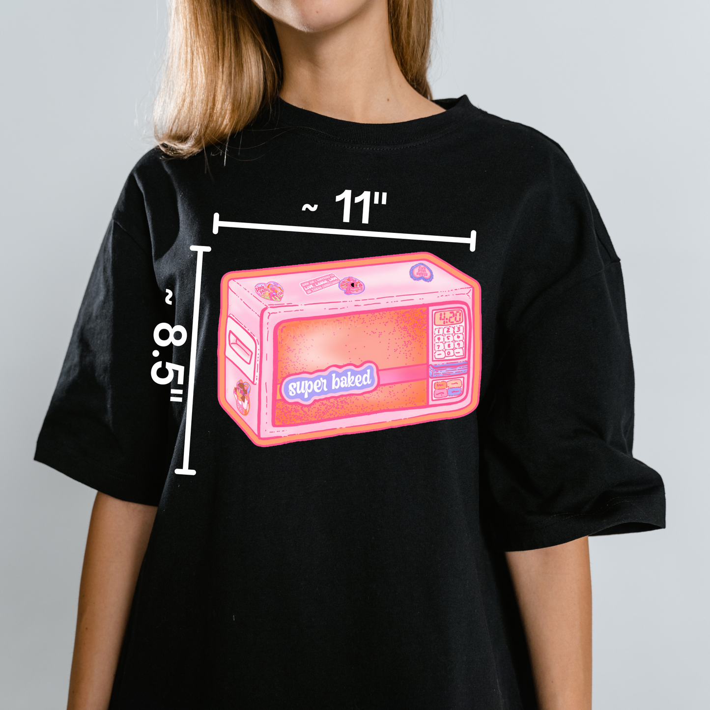 Super Baked Oven Stoner Satire Novelty Waterproof Vinyl Sticker DTF