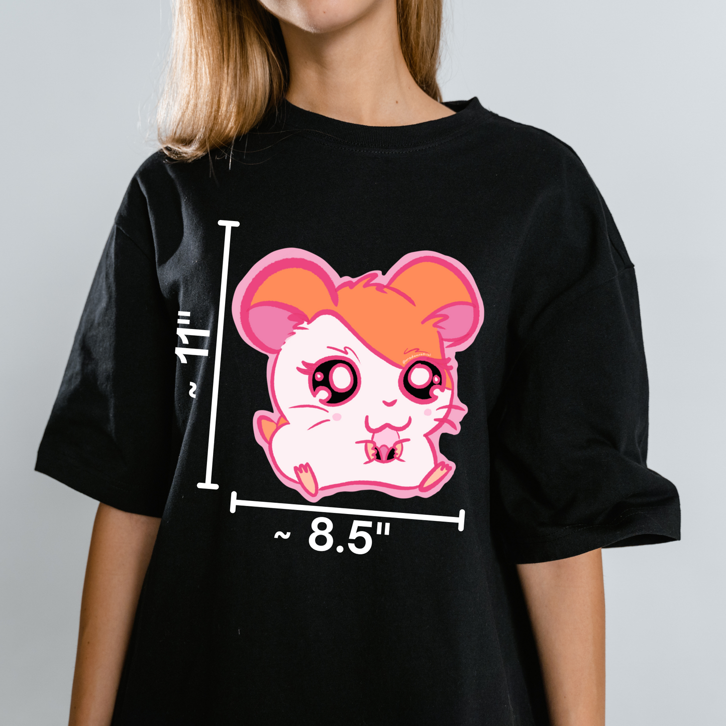 Hamtaro Hamster Retro Nostalgic Anime Novelty Waterproof Vinyl Sticker DTF