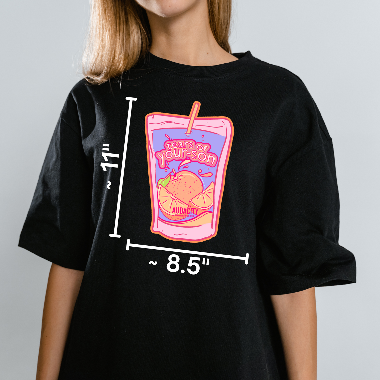 Capri Sun Tears of Your Son Y2K Retro Nostalgia Novelty Waterproof Vinyl Sticker DTF