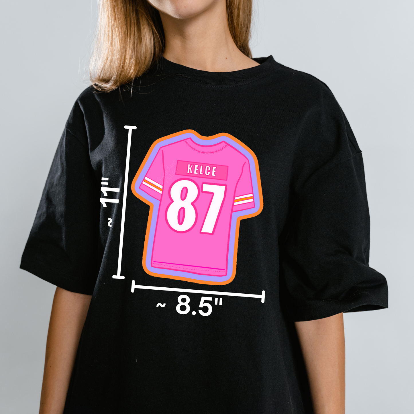 Taylor Swift Travis Kelce Jersey Novelty Waterproof Vinyl Sticker DTF