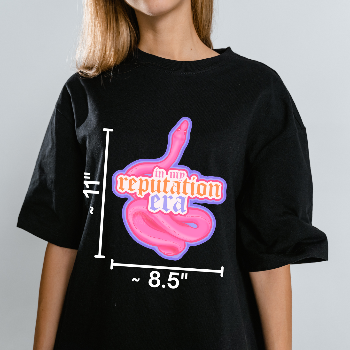 Swift Reputation Era Snake Gothic Novelty Waterproof Vinyl Sticker DTF