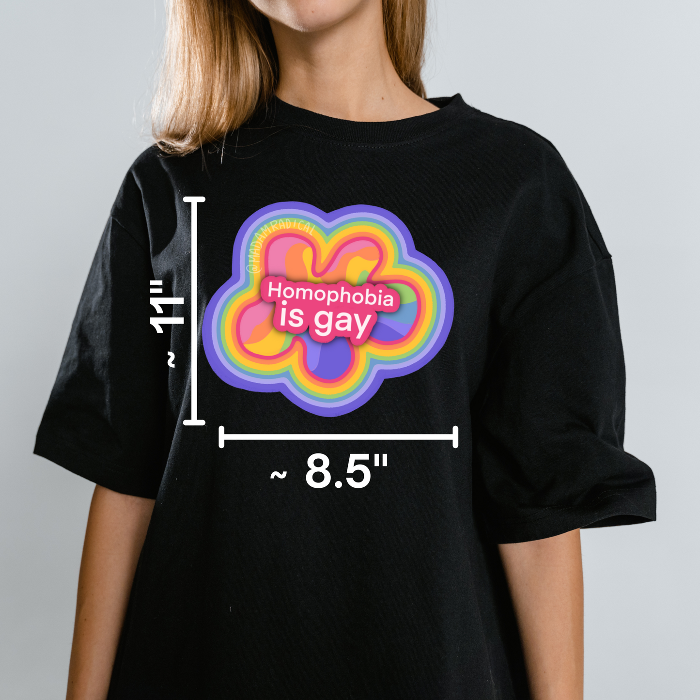 Homophobia is Gay Pride LGBTQIA2S+ Satire Rainbow
