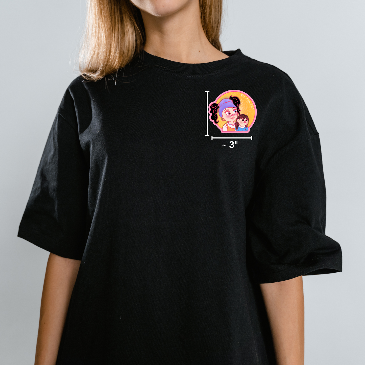 Big Comfy Couch Loonette Molly Clown Dollie Dolly Waterproof Vinyl Sticker DTF