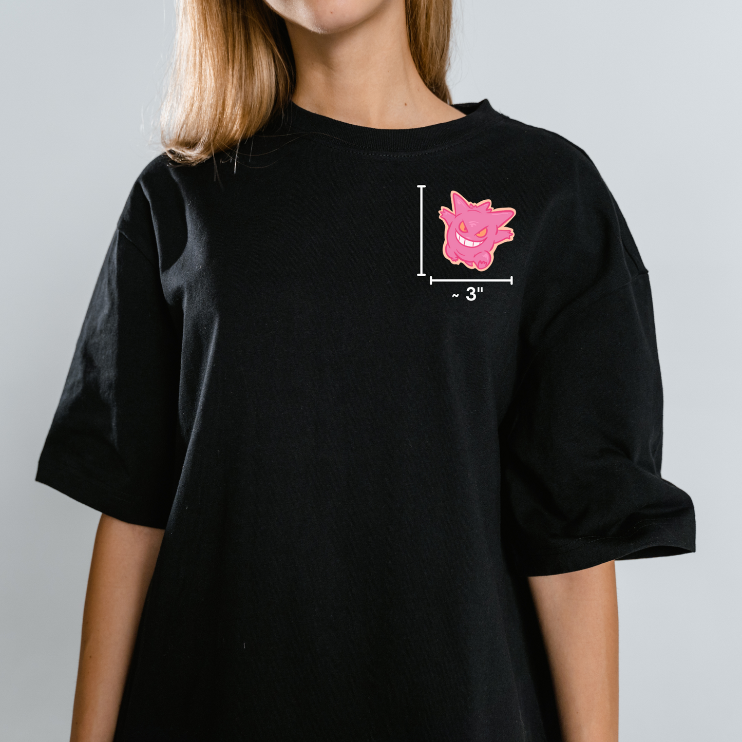Gengar Pokemon Y2K Nostalgia Satire Novelty Waterproof Vinyl Sticker DTF