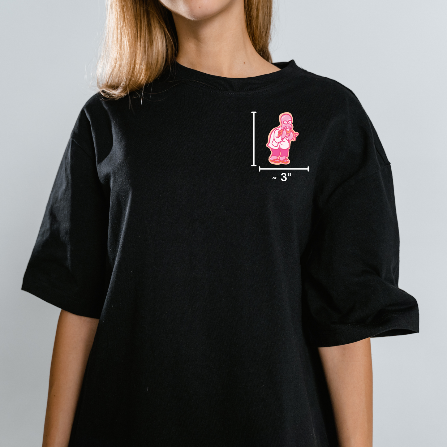 Zoidberg Futurama Y2K Nostalgia Satire Novelty Waterproof Vinyl Sticker DTF