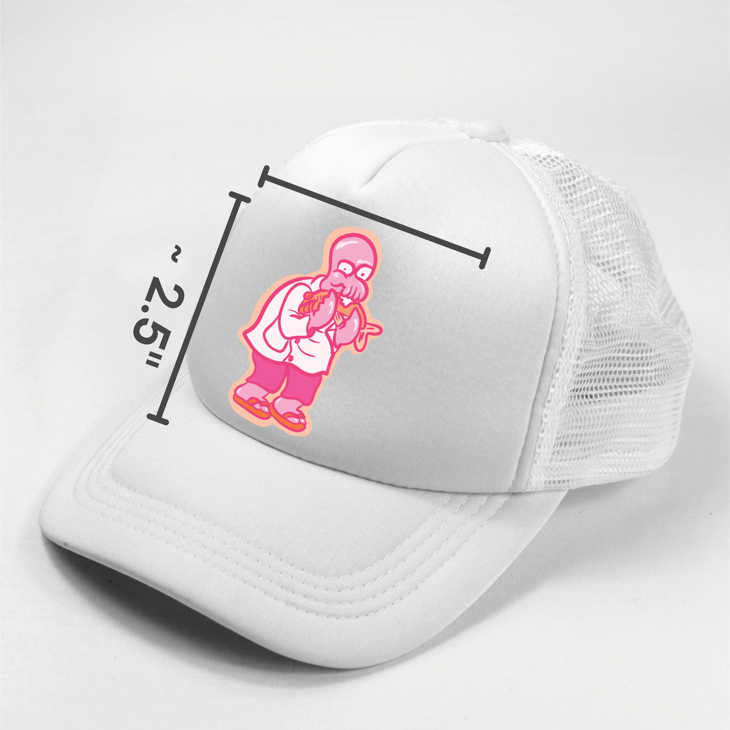 Zoidberg Futurama Y2K Nostalgia Satire Novelty Waterproof Vinyl Sticker DTF