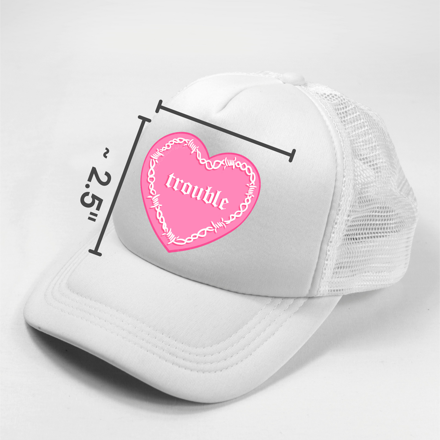 Taylor Swift Trouble Barbed Wire Hearts Novelty Waterproof Vinyl Sticker DTF