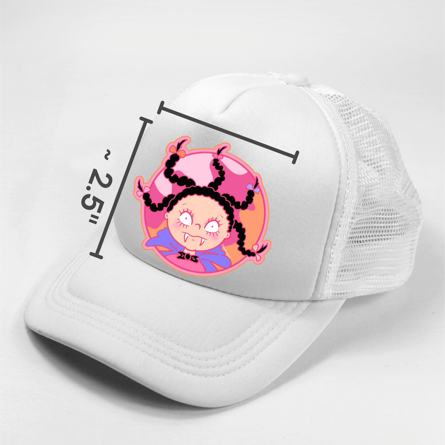 Mona the Vampire Y2K Nostalgia Satire Novelty Waterproof Vinyl Sticker DTF