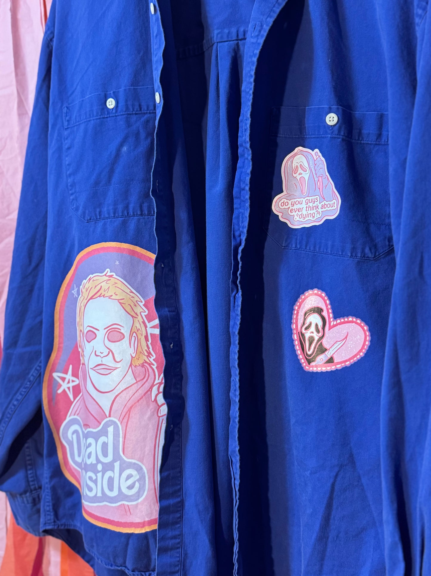 Vintage GAP Horror Movie Collab Button Down Long Sleeve
