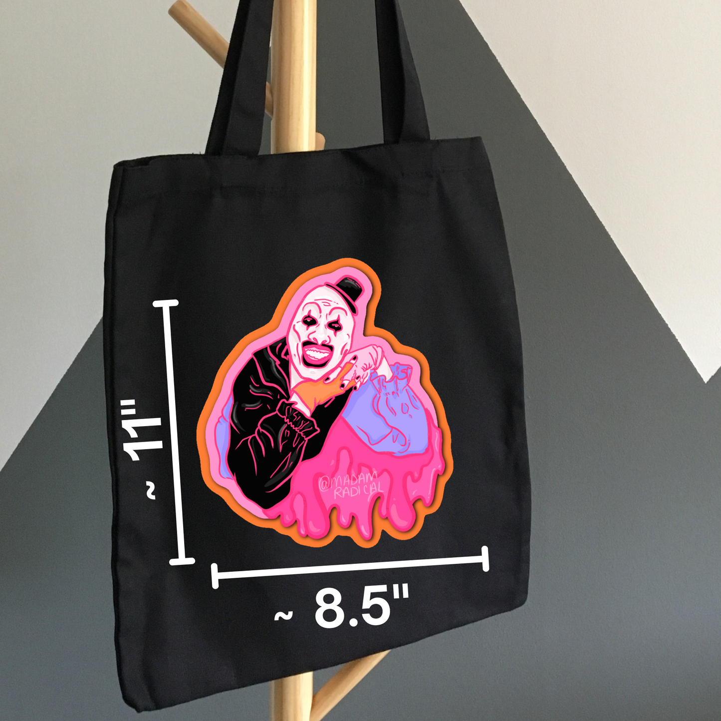 Art the Clown Terrifier Merch Novelty Waterproof Vinyl Sticker DTF