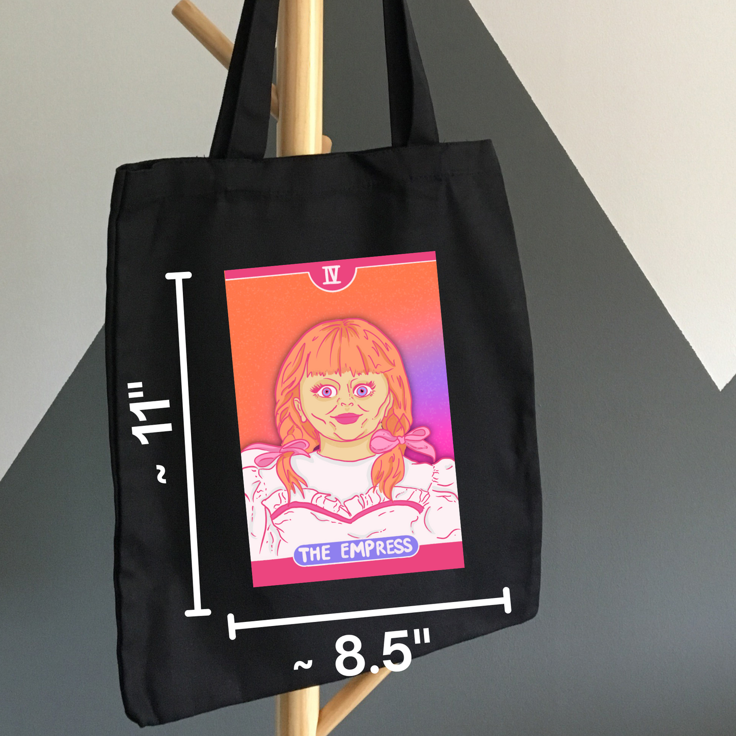 Annabelle Conjuring Tarot Haunted Halloween Nostaglia Novelty Waterproof Vinyl Sticker DTF