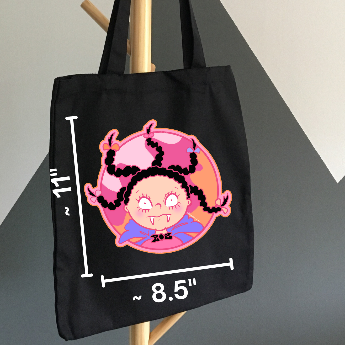 Mona the Vampire Y2K Nostalgia Satire Novelty Waterproof Vinyl Sticker DTF