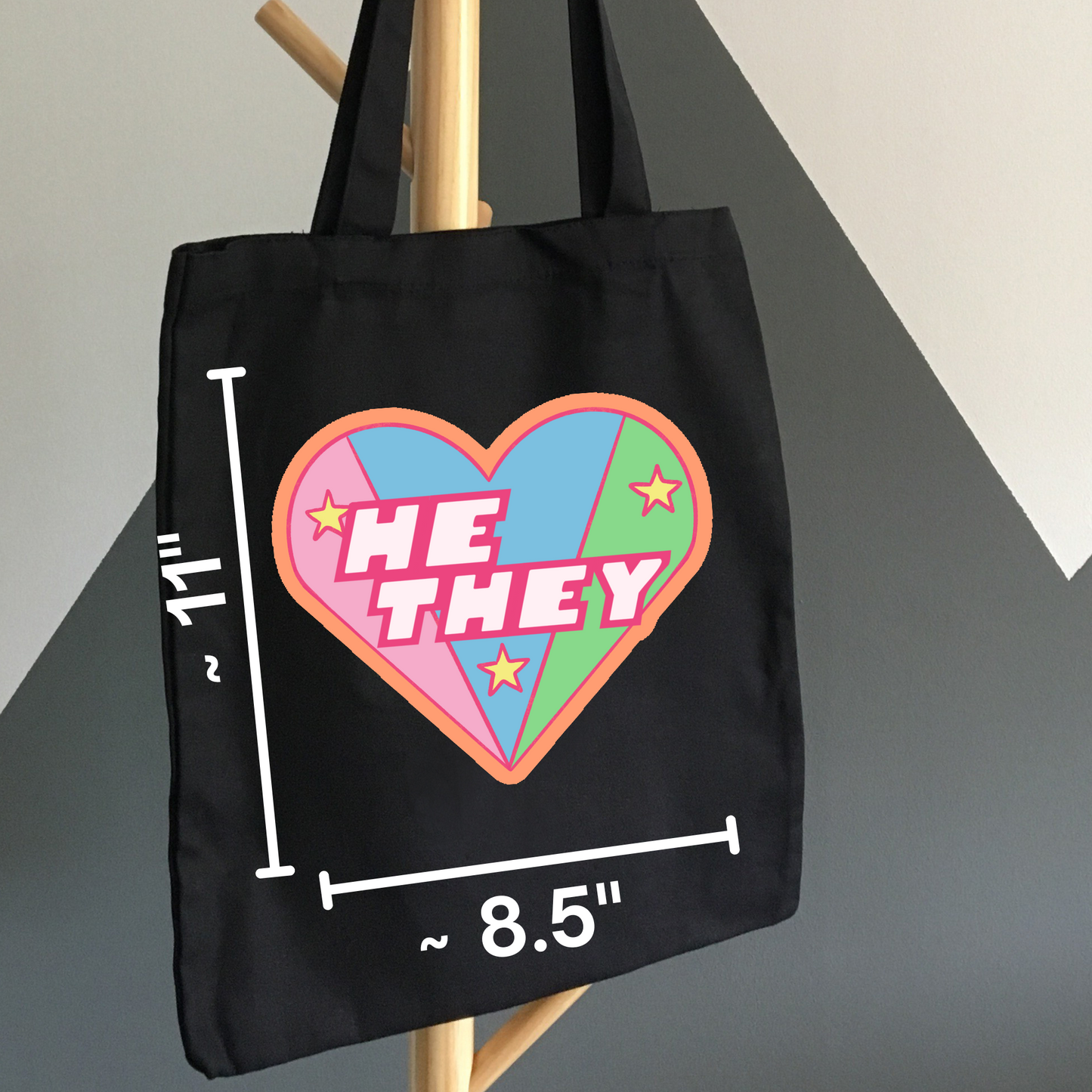 He/They Pronouns Powerpuff Girls Nostalgia Novelty Pride Waterproof Vinyl Sticker DTF