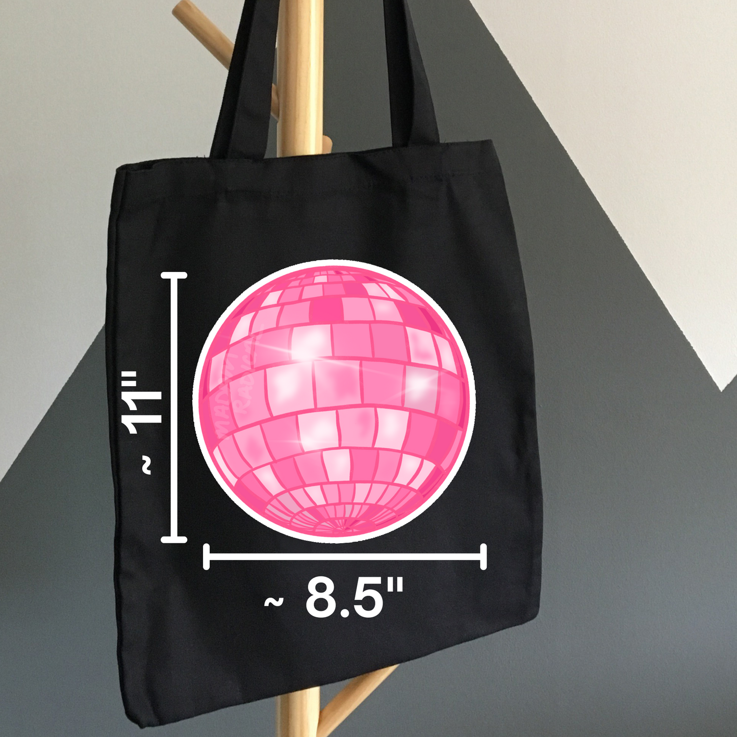 Taylor Swift Inspired Design Pink Disco MirrorBall Ball Waterproof Vinyl