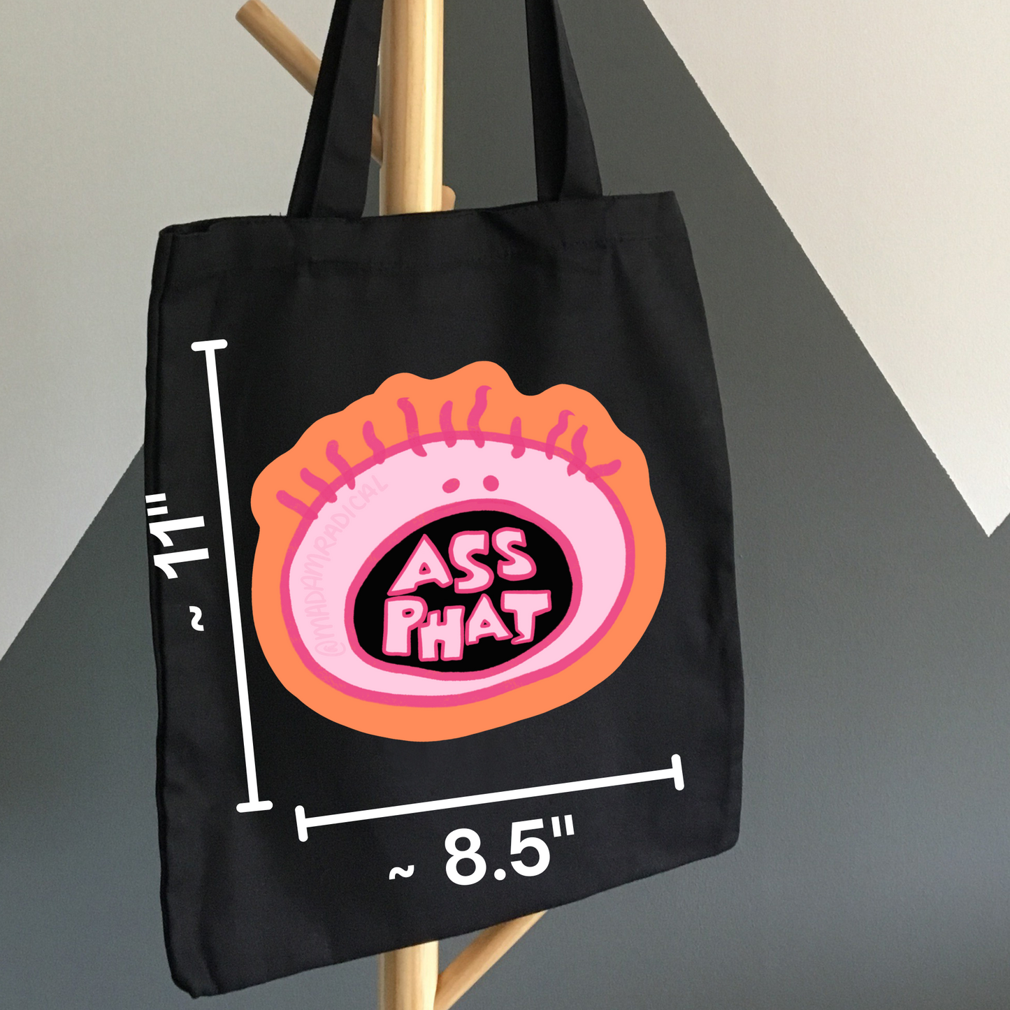 Ass Phat All That Y2K Nostalgia Satire Novelty Waterproof Vinyl Sticker DTF