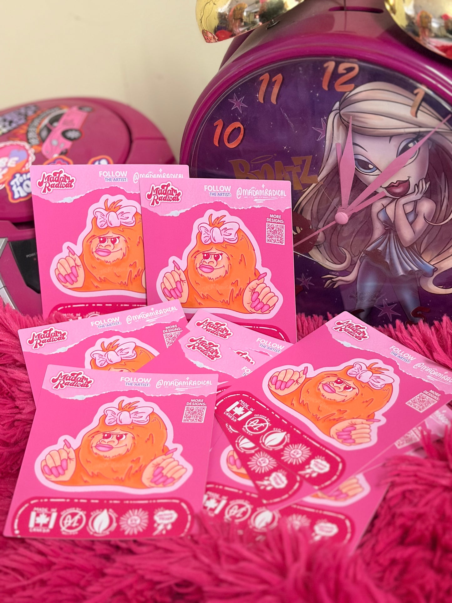 Sass-quatch Waterproof Vinyl Sticker