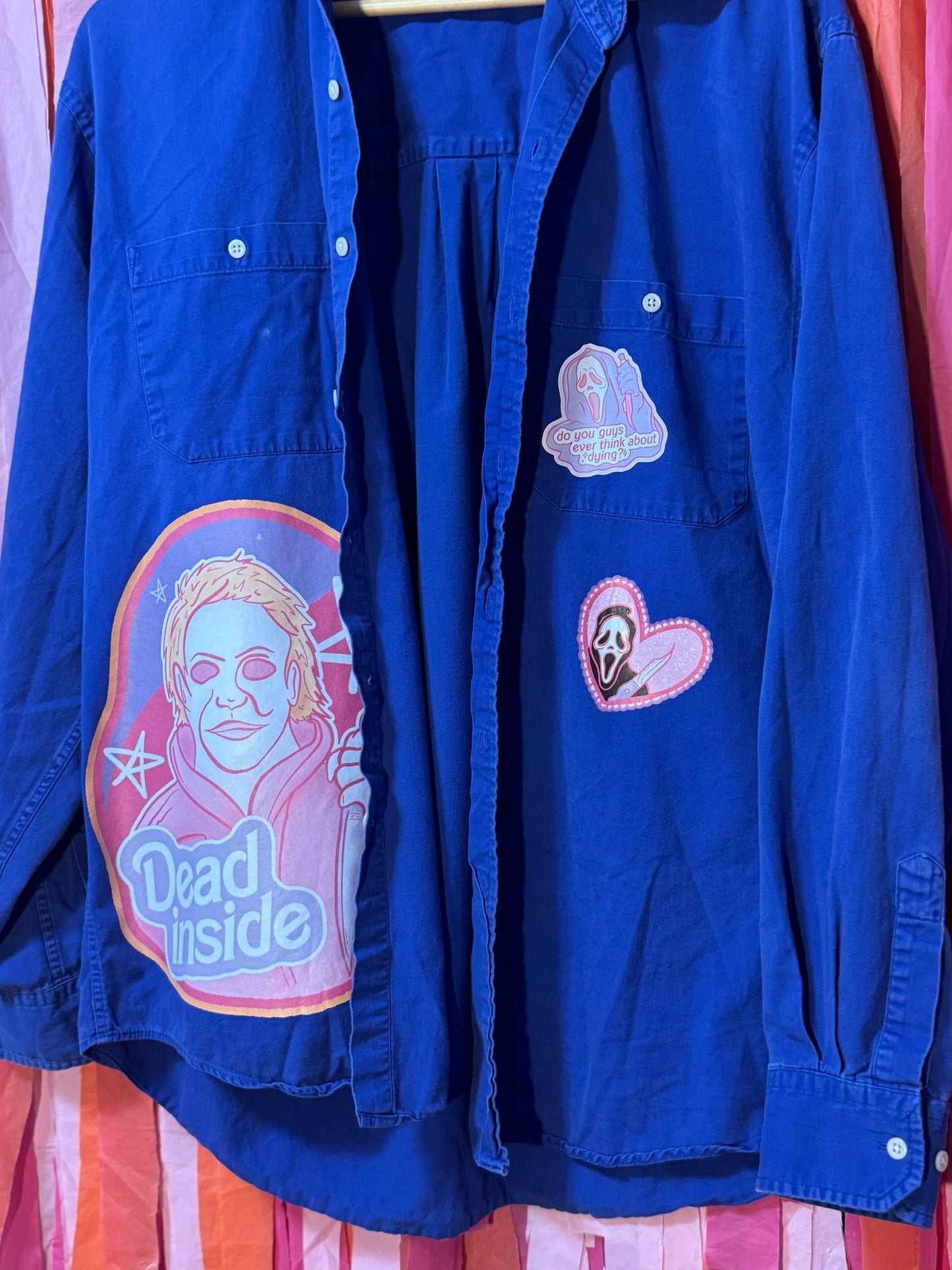 Vintage GAP Horror Movie Collab Button Down Long Sleeve