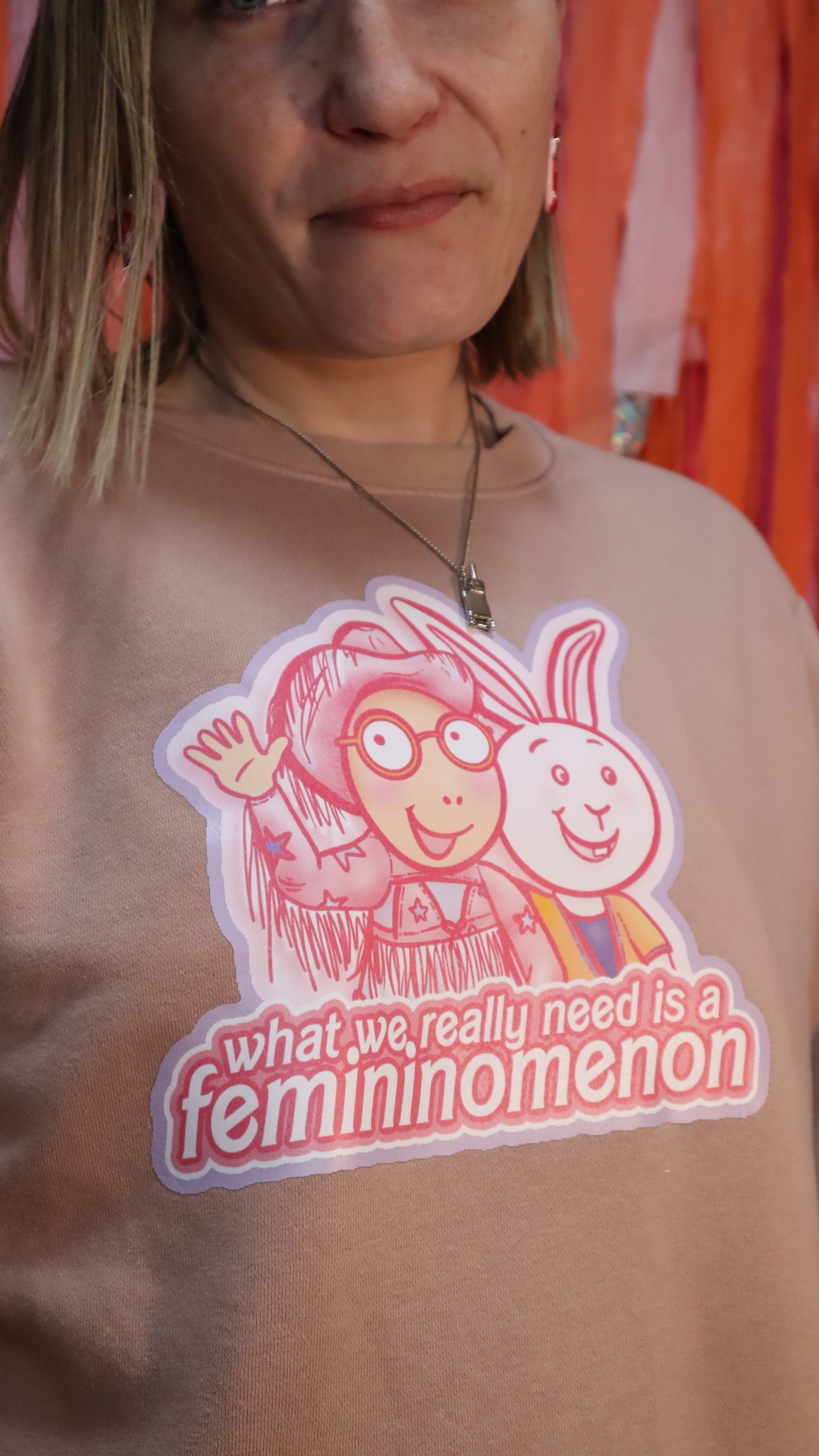 Femininomenon Chappell Roan Crewneck Soft Sweater Upcycled Canada