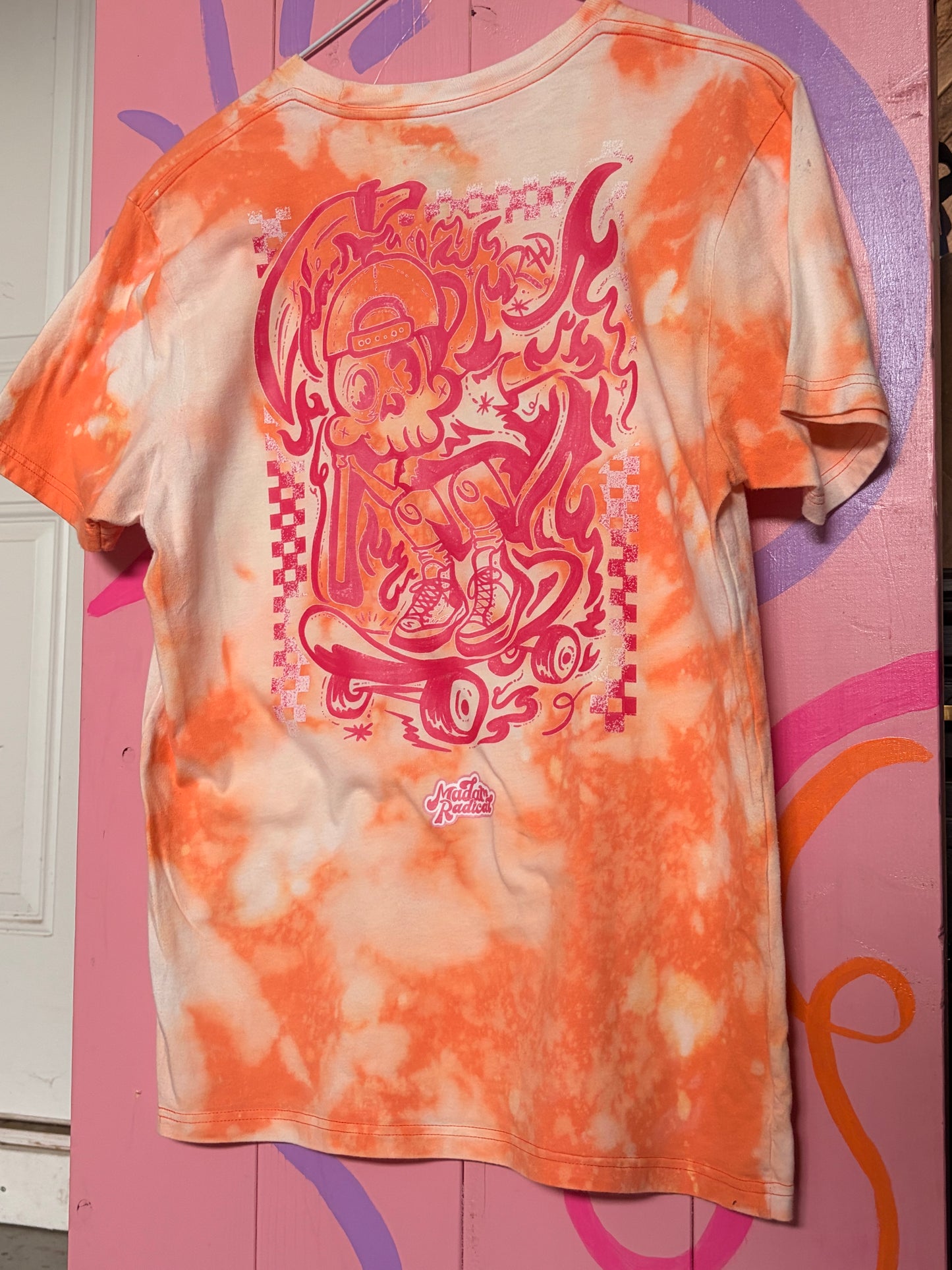 HMI Skatepark Fundraiser VANS Upcycled Bleach Dye
