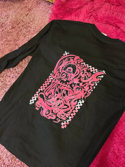 Skateboard Guy x Caring Isn’t Controversial Upcycled Long Sleeve HMI Skatepark