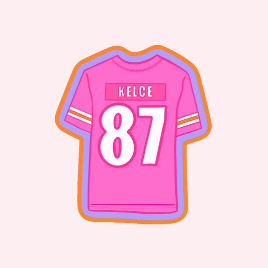 Taylor Swift Travis Kelce Jersey Novelty Waterproof Vinyl Sticker DTF Earrings