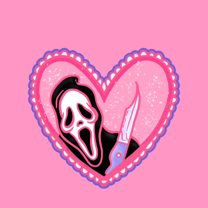 Ghostface Scream Scary Movie Horror Barbie Pink Girly