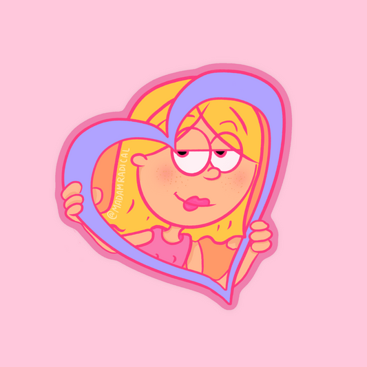 Lizzie McGuire Millennial Throwback Novelty Waterproof Vinyl Sticker DTF Earrings