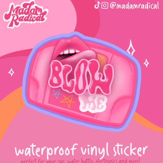 Retro Gaming Spicy Satire Novelty Waterproof Vinyl Sticker DTF