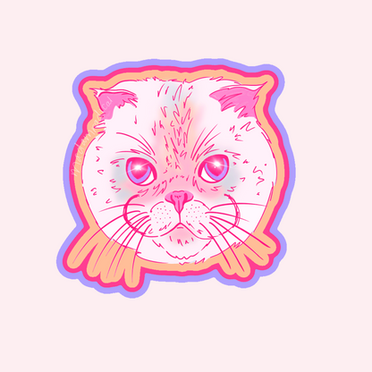 Taylor Swift Meredith Cat Novelty Waterproof Vinyl Sticker DTF