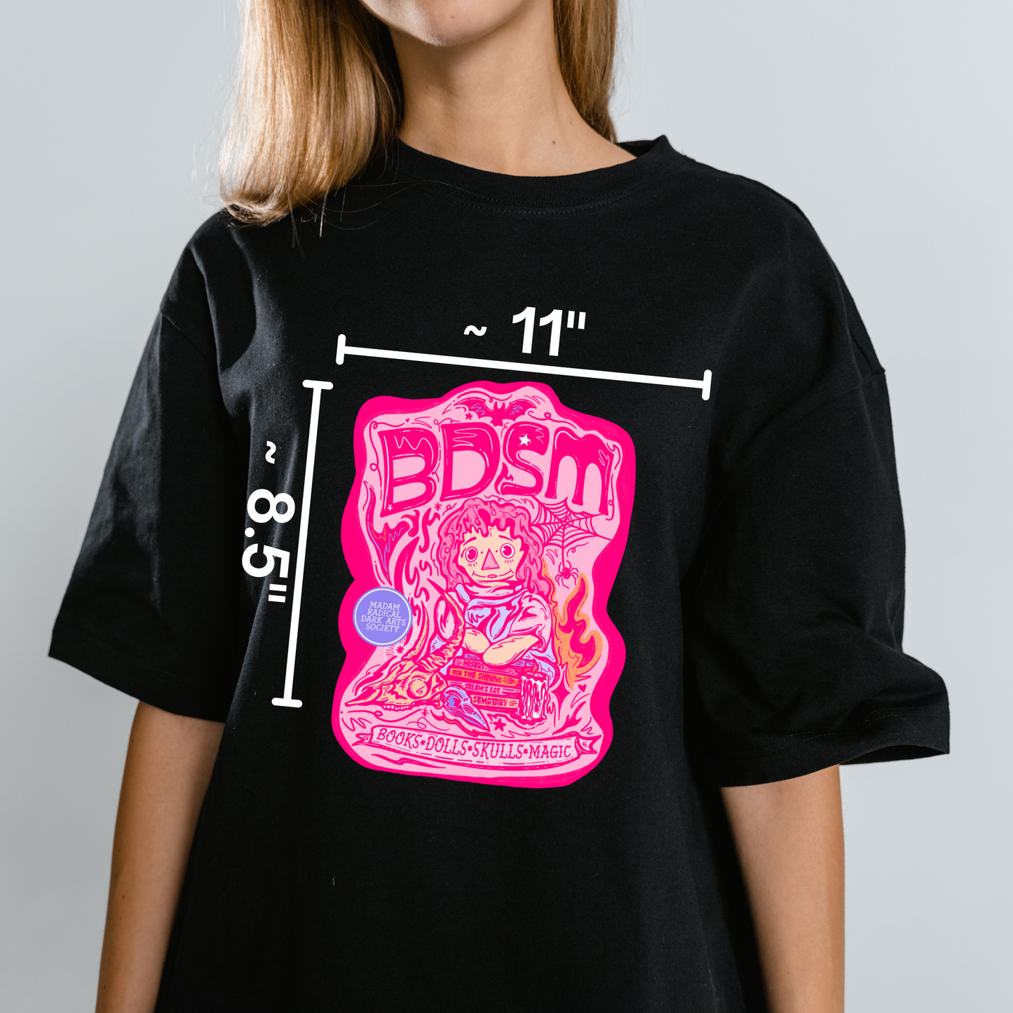 BDSM – Books, Dolls, Skulls, & Magic Design Nostalgia Satire Novelty Waterproof Vinyl Sticker DTF (Copy) (Copy) (Copy) (Copy)