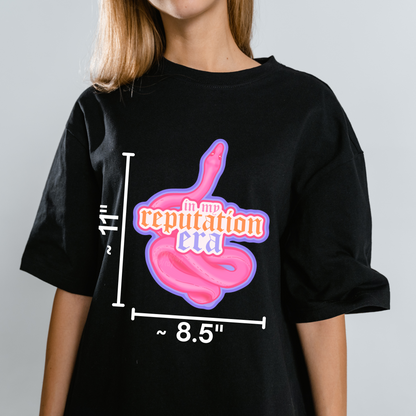 Swift Reputation Era Snake Gothic Novelty Waterproof Vinyl Sticker DTF