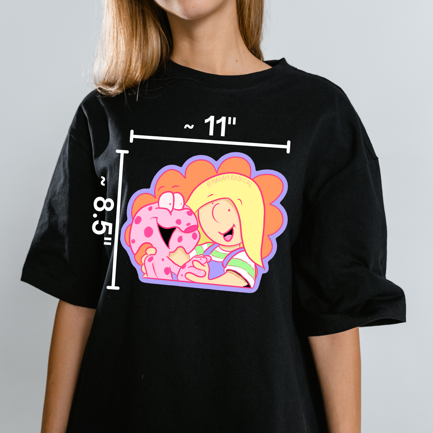 Katie and Orbie Y2K Satire Novelty Waterproof Vinyl Sticker DTF