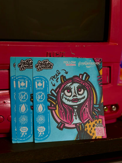 Sally EXCLUSIVE Scarecrow Ink Flash Tattoo Waterproof Vinyl Sticker Made in Canada