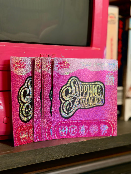 Sapphic Tendencies Holographic Waterproof Vinyl Sticker Made in Canada