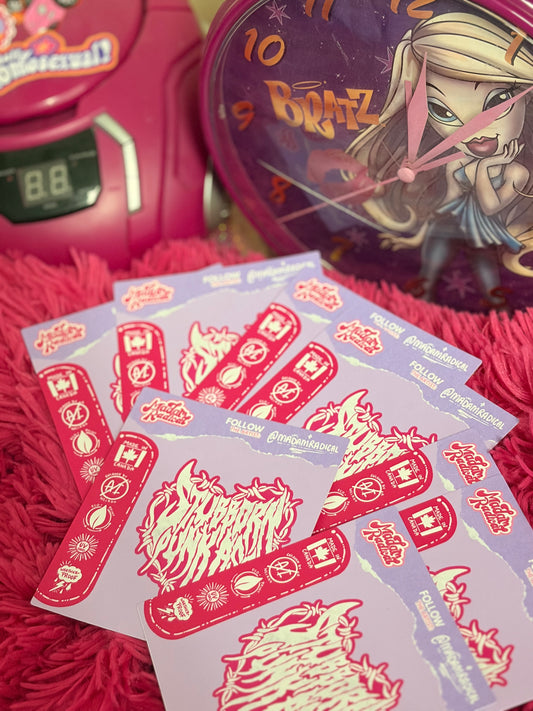 Stubborn Punk Ass Stranger Things Waterproof Vinyl Sticker