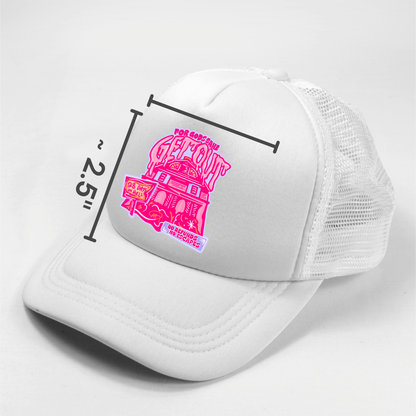 “For God’s Sake, Get Out” Amityville Horror House Design Nostalgia Satire Novelty Waterproof Vinyl Sticker DTF (Copy)