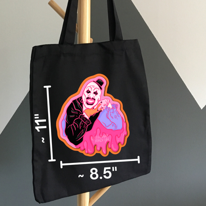 Art the Clown Terrifier Merch Novelty Waterproof Vinyl Sticker DTF Earrings