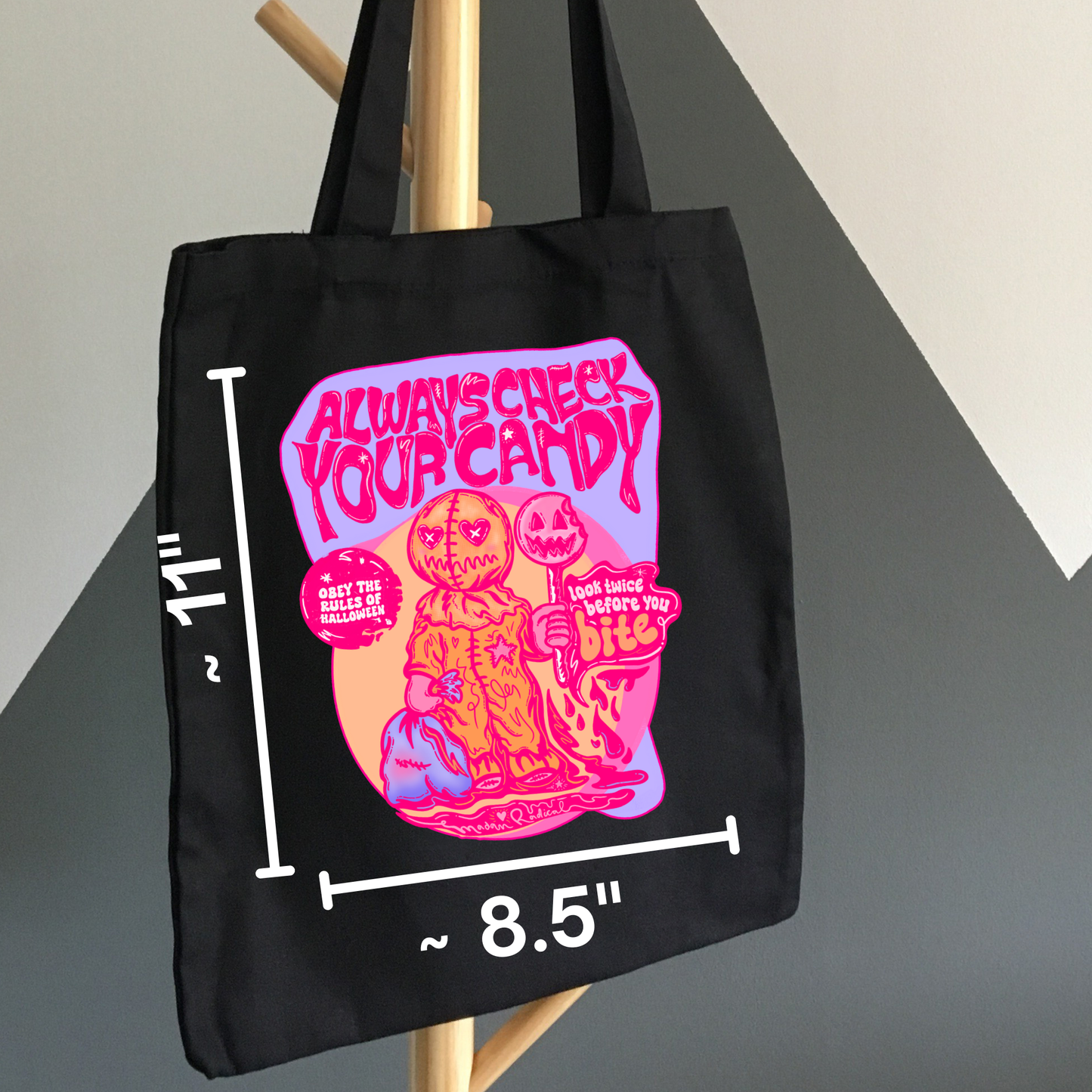 “Always Check Your Candy” Sam from Trick ’r Treat Design Nostalgia Satire Novelty Waterproof Vinyl Sticker DTF (Copy) (Copy) (Copy)