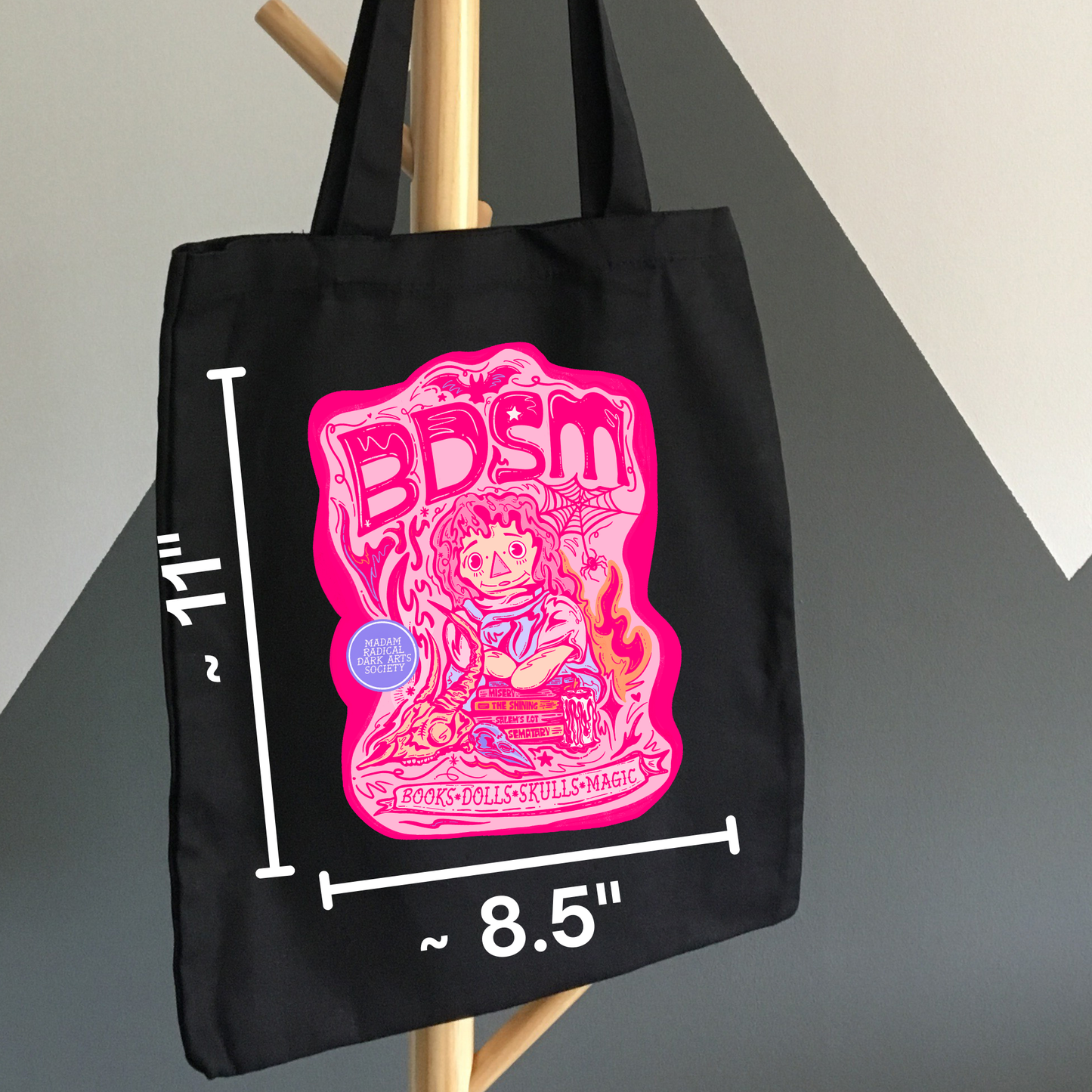 BDSM – Books, Dolls, Skulls, & Magic Design Nostalgia Satire Novelty Waterproof Vinyl Sticker DTF (Copy) (Copy) (Copy) (Copy)