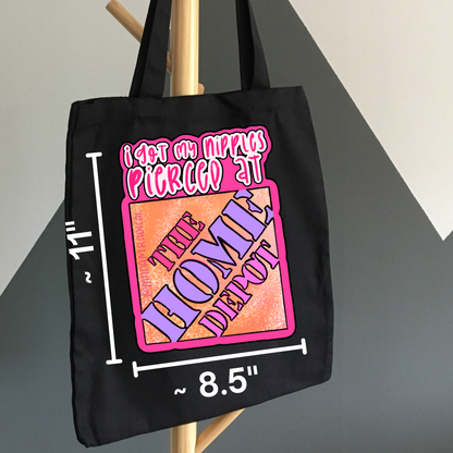 Satire Home Depot Piercings Y2K Novelty Waterproof Vinyl Sticker DTF