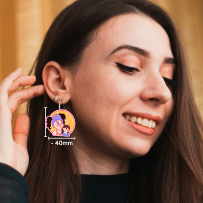 Big Comfy Couch Loonette Molly Clown Dollie Dolly Waterproof Vinyl Sticker DTF Earrings