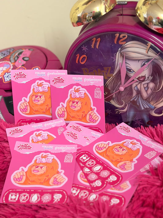 Sass-quatch Waterproof Vinyl Sticker