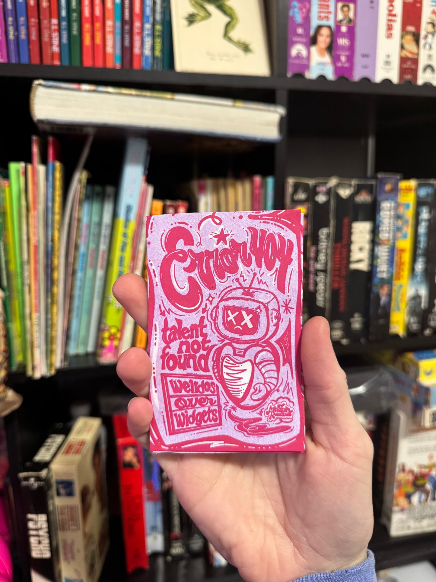 Error 404: Talent Not Found” Mini Zine Gift Card Digital Download