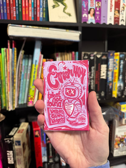 Error 404: Talent Not Found” Mini Zine Gift Card Digital Download