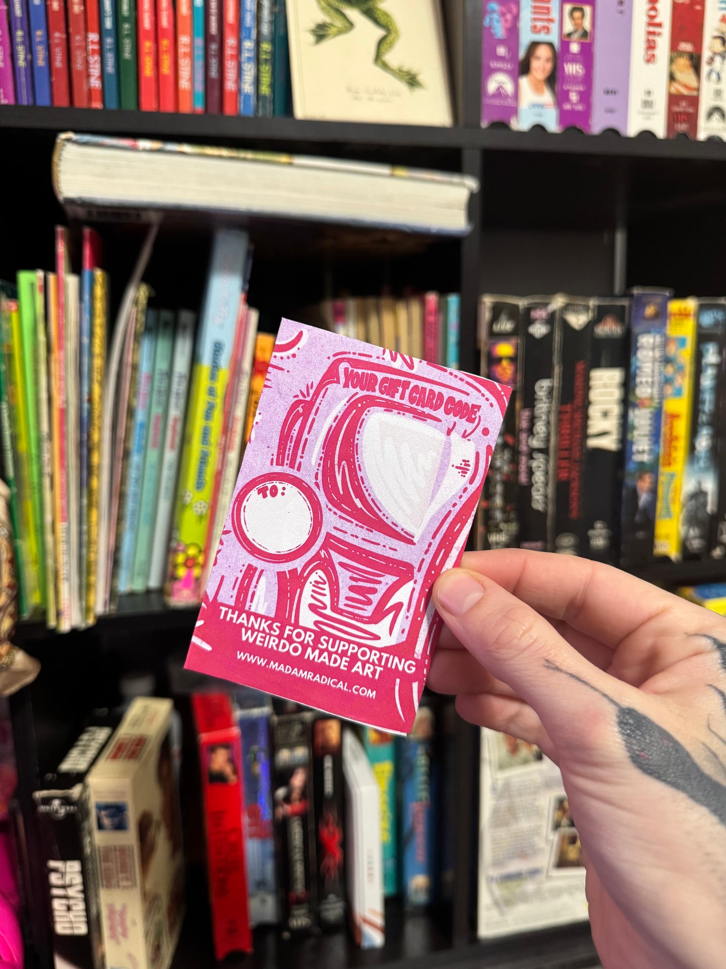 Error 404: Talent Not Found” Mini Zine Gift Card Digital Download