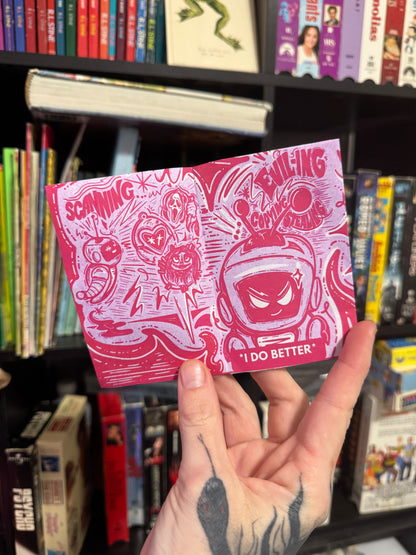 Error 404: Talent Not Found” Mini Zine Gift Card Digital Download